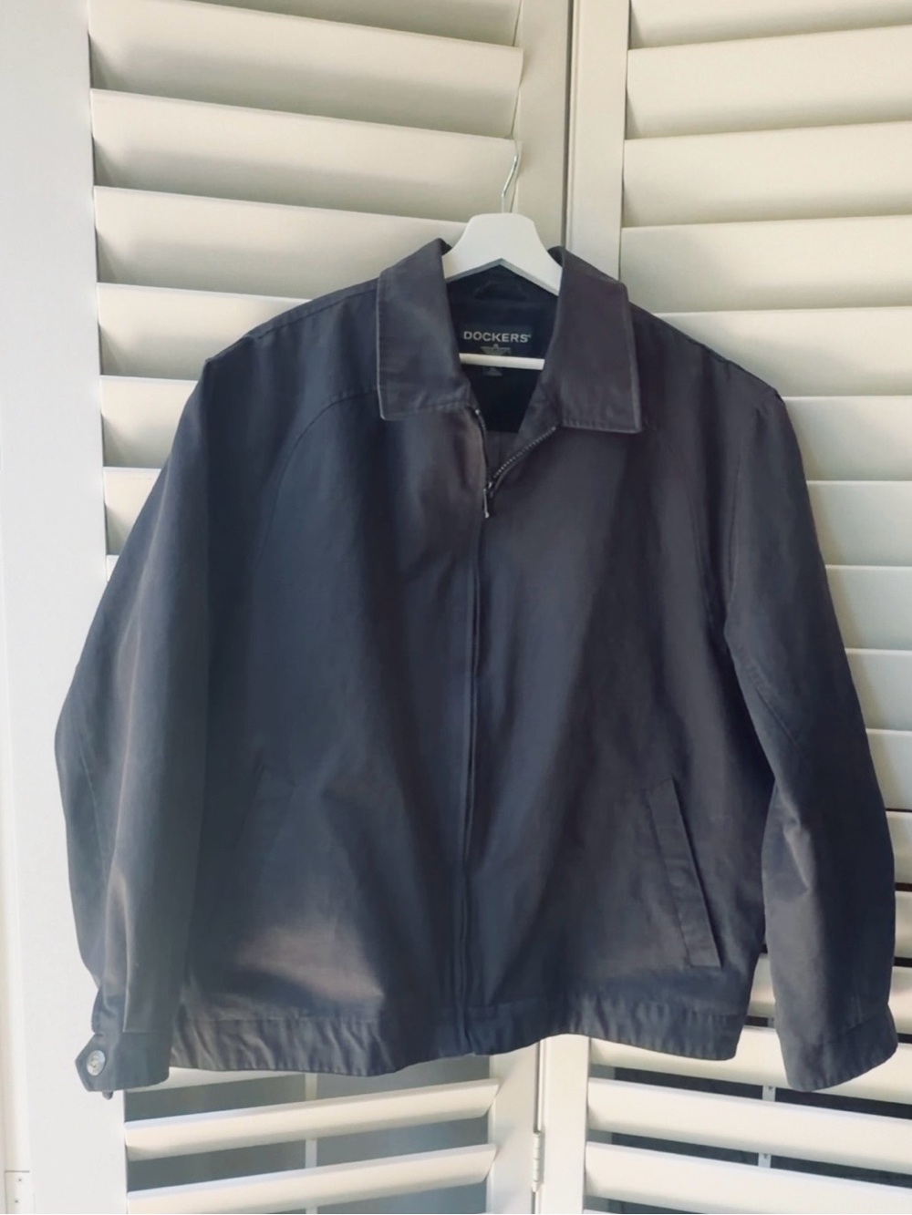 Dockers Men's Black Zip-Front Jacket